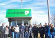 El cajero automático del Banco Provincia en el barrio Parque Sakura