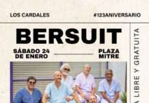 Para completar la fiesta, la Bersuit el 24 de enero