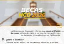 INSCRIBEN PARA LAS BECAS DEL CONCEJO DELIBERANTE 2026