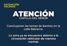 LA CALLE BALCARCE HABILITADA