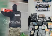 En Arroyo de la Cruz. Allanamiento por venta de estupefacientes