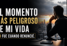 El momento más peligroso de mi vida no fue cuando renuncié