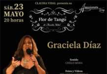 Graciela Díaz canta desde su corazón, “amo al tango”