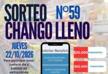 EL SORTEO DEL CHANGO LLENO DEL SINDICATO EMPLEADOS COMERCIO